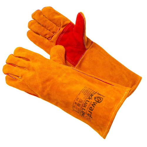 Краги для аргоновой сварки с цельной кожаной перчаткой р.11 (XXL) /Gward Argon Welder Pro
