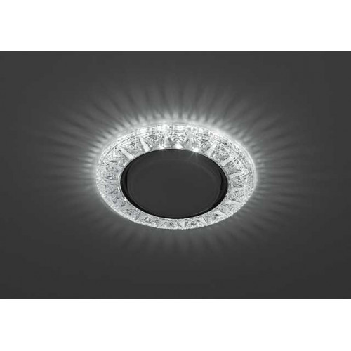 Светильник с подсветкой прозрачный GX53  DK LD22 SL/WH  ЭРА