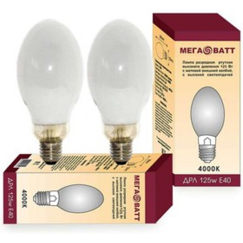 Лампа 250W Е40 ДРЛ МЕГАВАТТ (20шт)