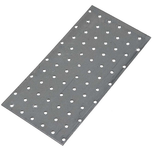 Пластина крепежная 100*200*2,0 мм оцинкованная (упаковка 50 штук)