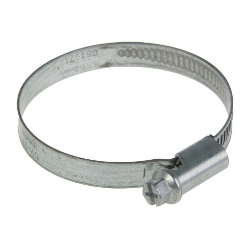 Хомут металлический 40-60мм, ширина 9мм, стандартное болтовое крепление, //Сибртех
