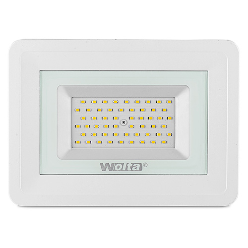 Прожектор светодиодный 50Вт 5500К IP65 WFL 50/06W БЕЛЫЙ  Wolta