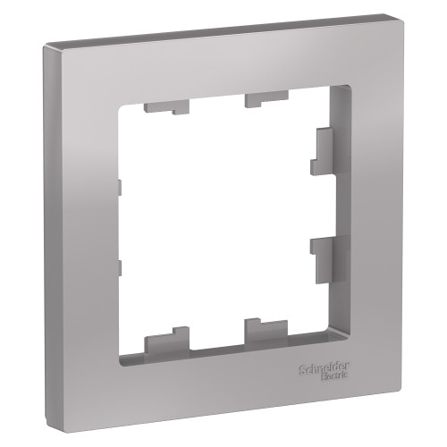 Рамка 1-п Schneider Electric ATLAS DESIGN алюминий