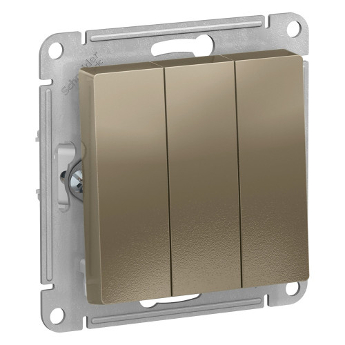 Выключатель 3кл с/у Schneider Electric ШАМПАНЬ