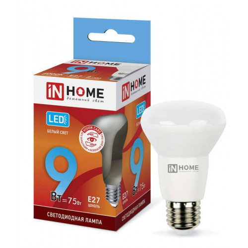 Лампа LED E27  9Вт R63-VC 220В  4000К 720Лм IN HOME