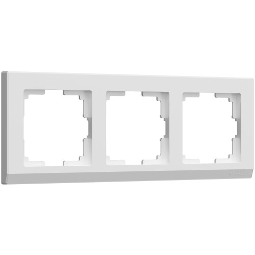 WL04-Frame-03-white / Рамка на 3 поста (белый)