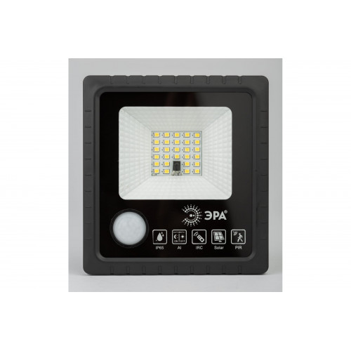 Прожектор светодиодный уличный на солнечных батареях 20Вт 5000К ЭРА