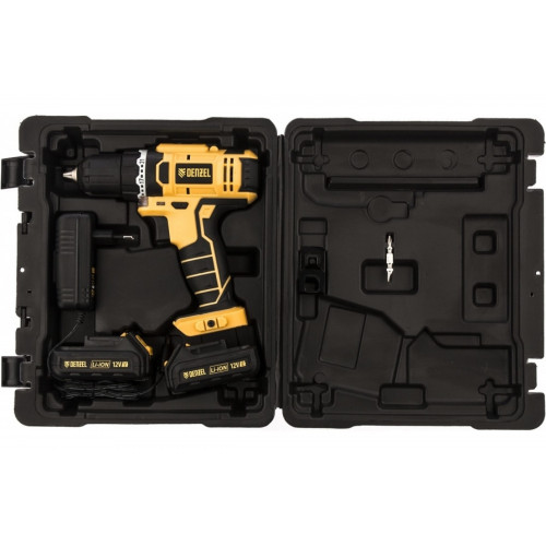 Дрель-шуруповерт аккумуляторная Denzel CDL-12-02 26101