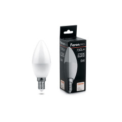 9Вт СВЕЧА LED E14 220В 2700К  FERON-PRO (OSRAM)