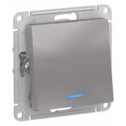 Переключатель 1кл с/у Schneider Electric АЛЮМИНИЙ