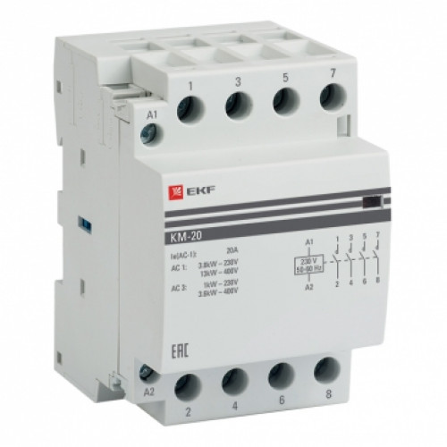 КМ 20А 220В 4HO 3мод EKF