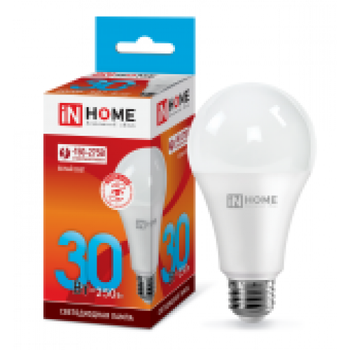 Лампа LED E27 30Вт А70 220В 4000К VC IN HOME